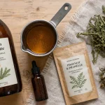 Boisson drainante pharmacie aux plantes (pissenlit, piloselle) en pharmacie