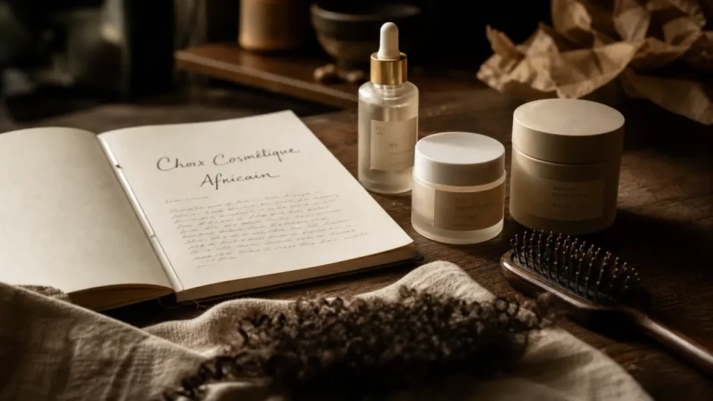cosmétique africain pour peau et cheveux texturés : choix de soins