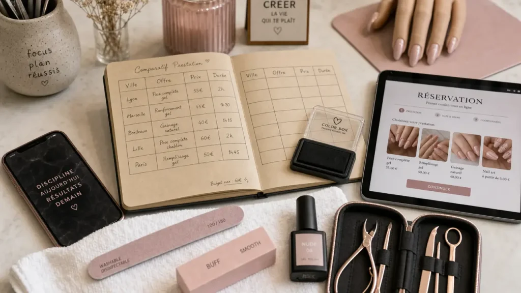 glamour beauté : réservation manucure nails, kit et vernis