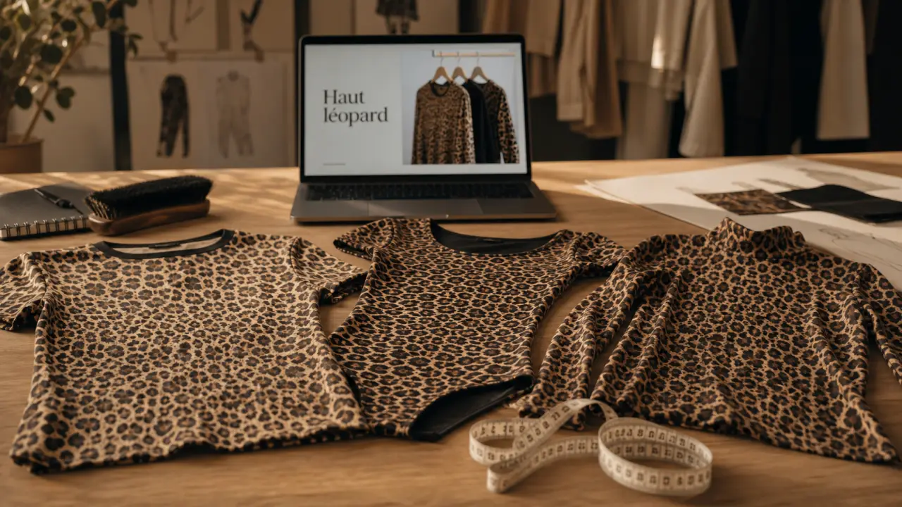 haut femme leopard : t-shirt, body, crop top ou manches longues