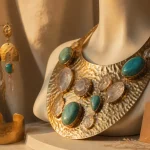 Bijoux tendance 2025 : collier XXL pierres naturelles