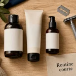 Bio homme cosmétique : routine rasage pour peau sensible, produits bio homme