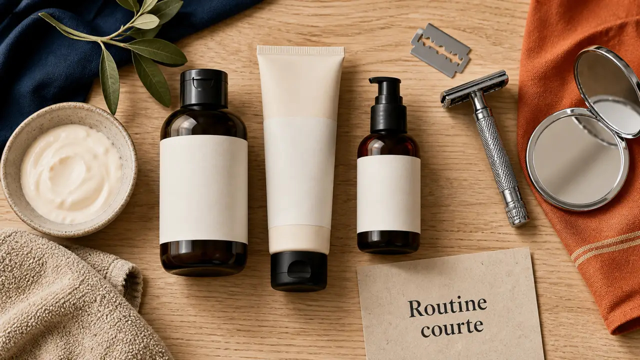 Bio homme cosmétique : routine rasage pour peau sensible, produits bio homme