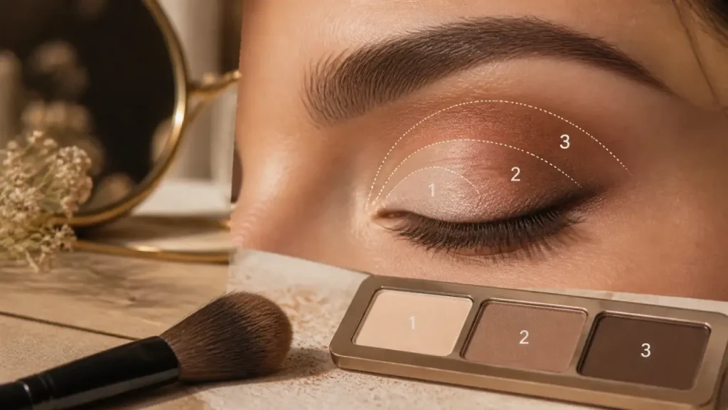 6 gestes de démonstration maquillage yeux pour agrandir, arrondir ou allonger le regard