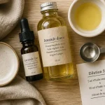Massage huiles essentielles : dilution et synergies d’huiles en flacon compte-gouttes