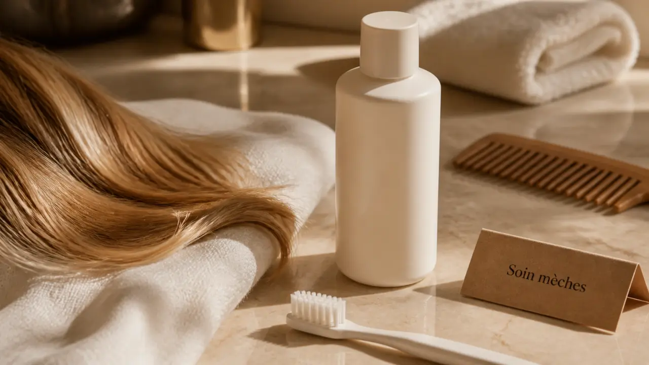 Meilleur soin cheveux méchés : masque hebdomadaire et soin violet