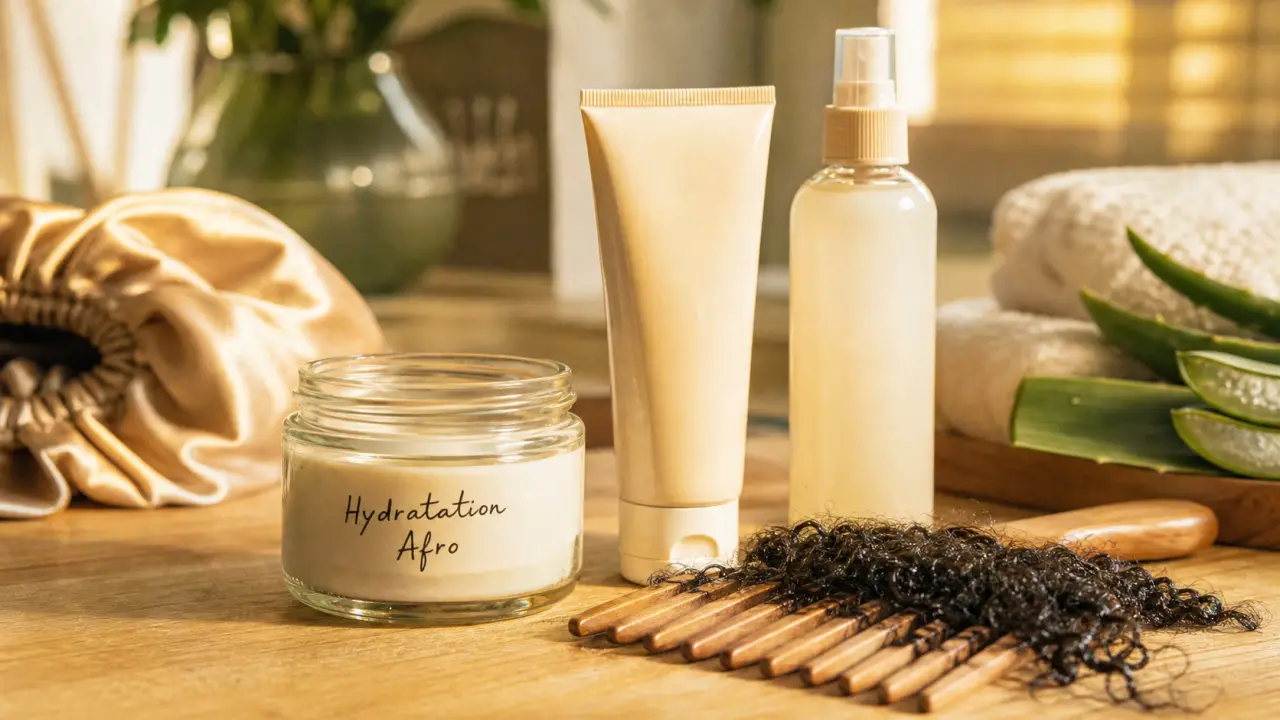 Soin pour les cheveux afro : hydratation sans alourdir