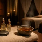 Le spa à Saint-Priest-en-Jarez : cabine duo, huiles et tisane