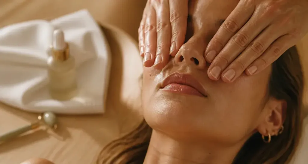 Massage du visage anti-rides : 5 minutes pour détendre les traits sans tirer la peau