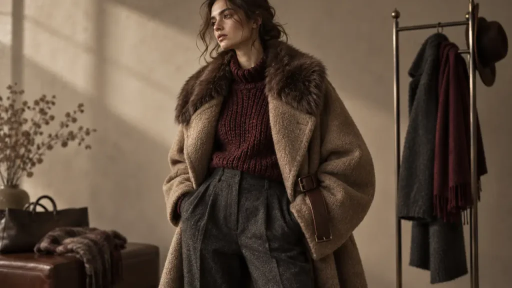 Mode automne-hiver 2025-2026 : volumes cocon, contrastes forts et 4 façons de les adopter