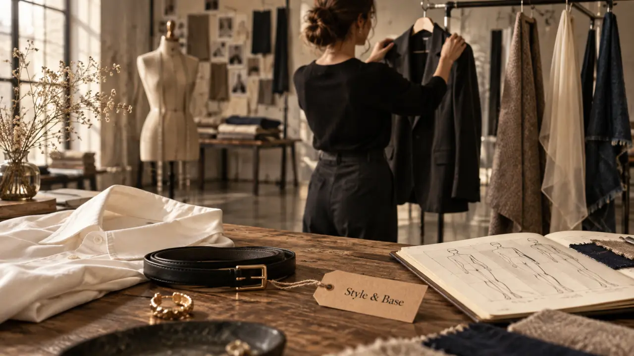 Style vetement femme, base et détails distinctifs en blazer et col blanc