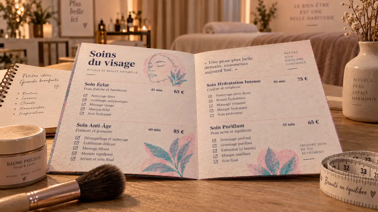 Tarif soin du visage : prix et durée selon protocole