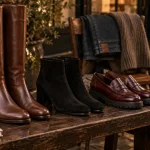 Chaussure automne 2025 : bottes et mocassins, sous la pluie