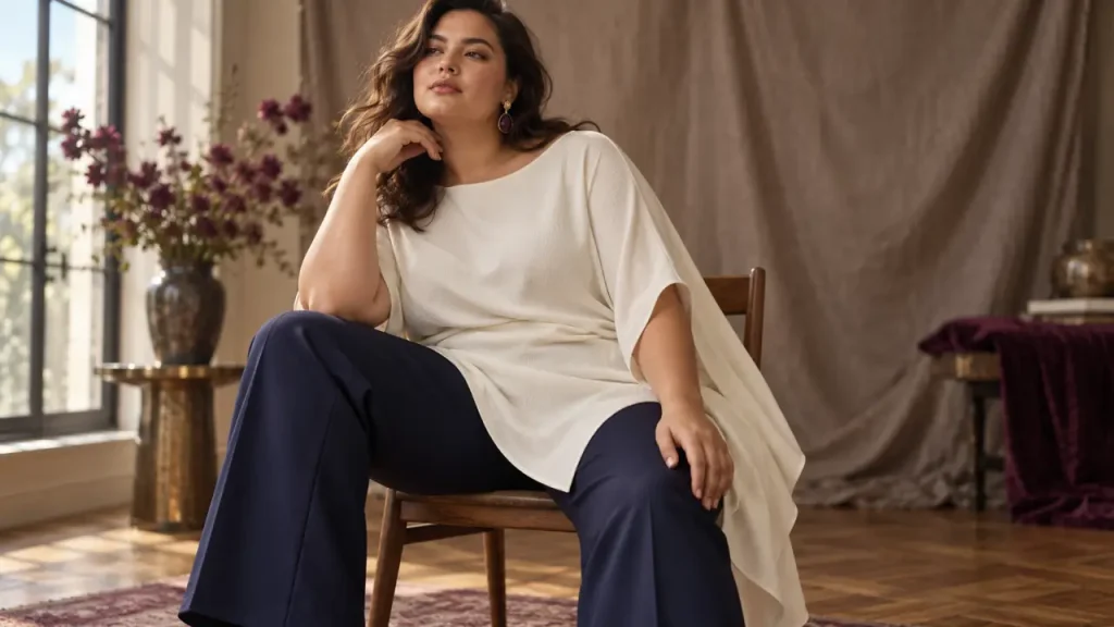 Ensemble pantalon tunique pour mariage grande taille : l’élégance sans sacrifier l’aisance
