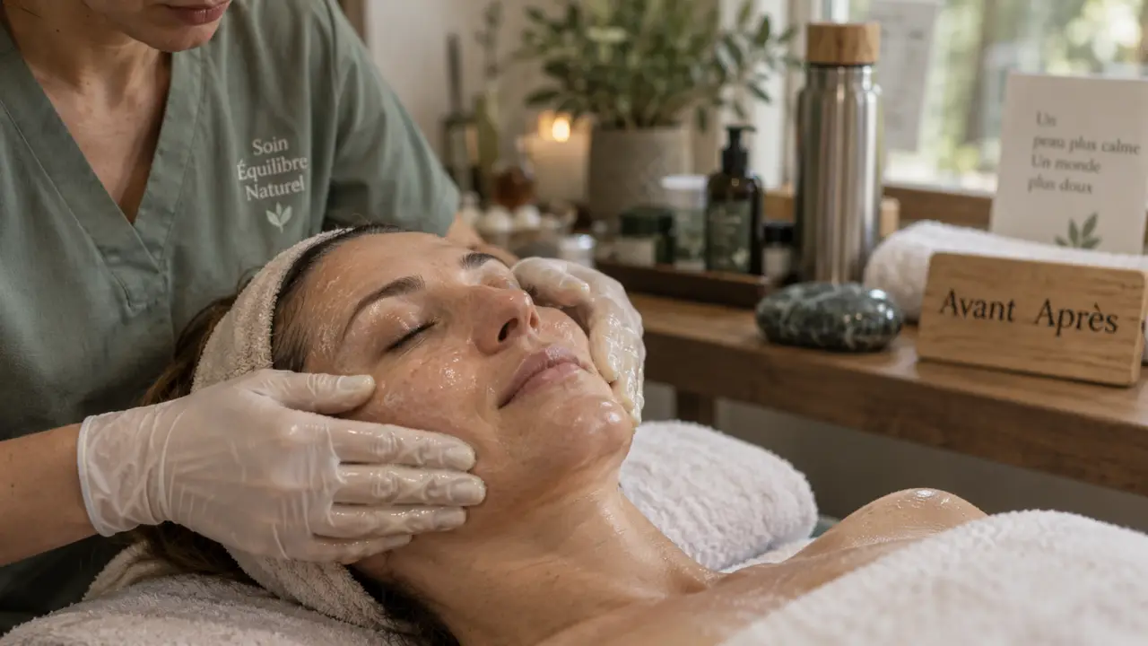 Massage visage avant après : effet visible sur le visage
