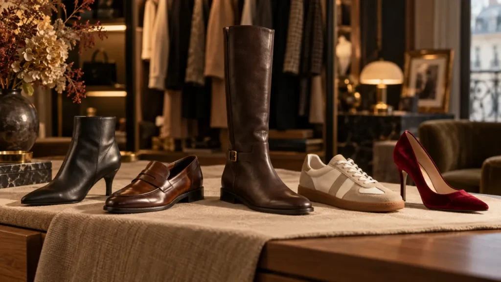 Mode chaussure automne 2025 : cinq chaussures tendance pour manteau