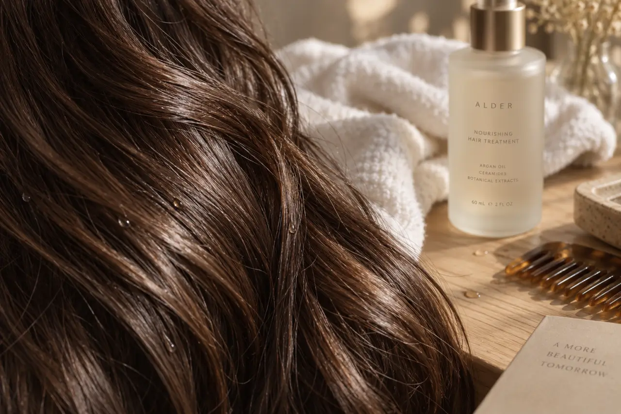 Soin cheveux ternes : cheveux lissés brillants